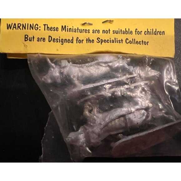 Museum Miniatures 15/WG12 Lead Figurine (Oxen? Bulls? Cows?) Set For Collectors - Picture 6 of 6